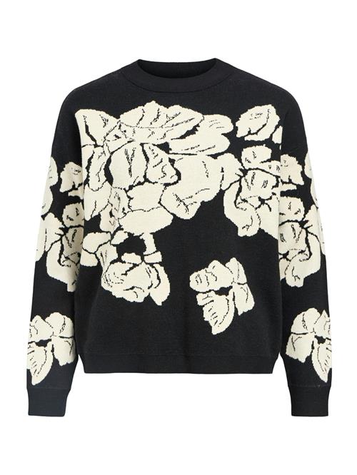 Se OBJECT Pullover 'OBJRAY'  sort / hvid ved About You