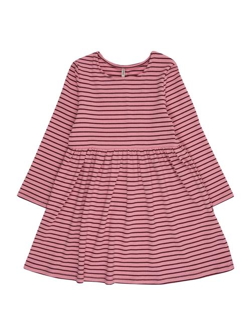 Only Mini Kjole  lys pink / mørkerød