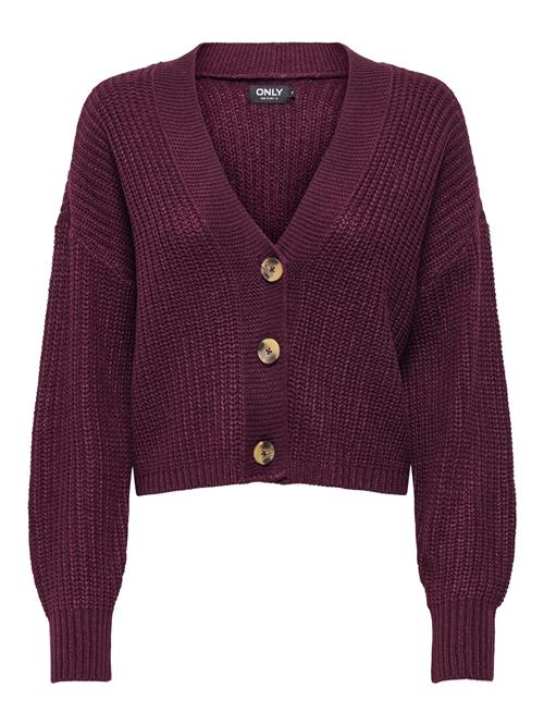 ONLY Cardigan 'ONLCAROL'  mørkelilla