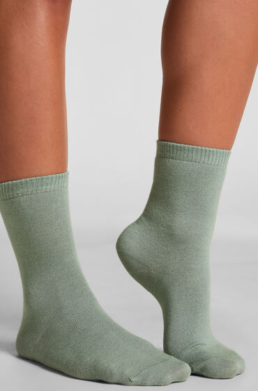Hunkemöller Crew-sokker i modal Grøn