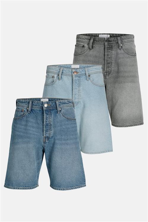 3 stk. Denim Shorts Loose – - Default Title - TeeShoppen