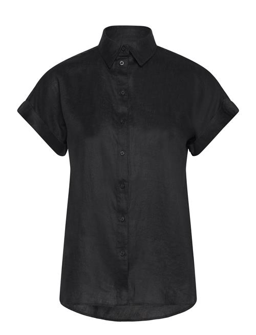 Relaxed Fit Linen Short-Sleeve Shirt Lauren Ralph Lauren Black