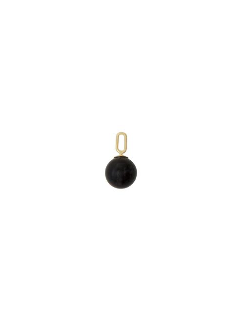 St Drop Charm Design Letters Black