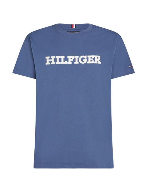 Se Twill Embroidery Monotype Tee Tommy Hilfiger Blue ved Booztlet