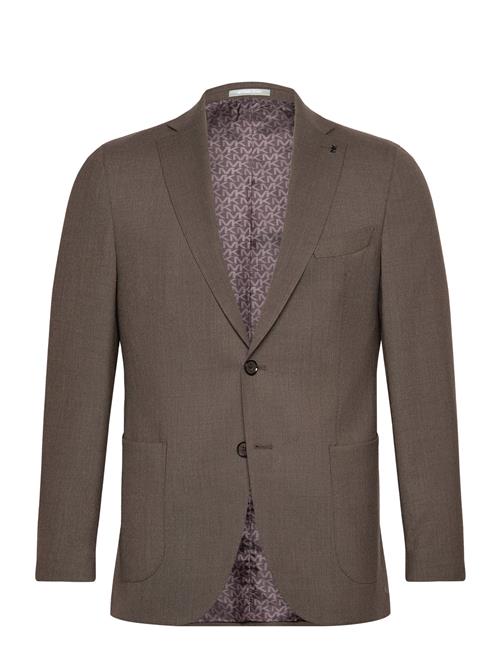 Flannel Blazer Michael Kors Brown