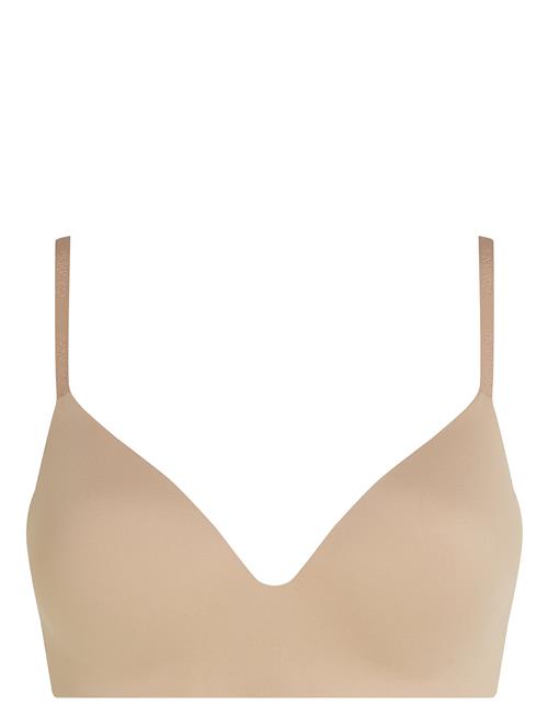 Wire Free T Shirt Bra Calvin Klein Beige