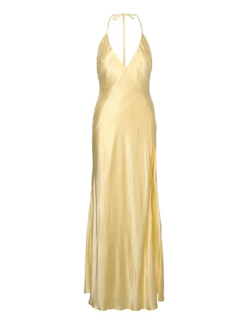 Yve Halter Dress Bardot Yellow