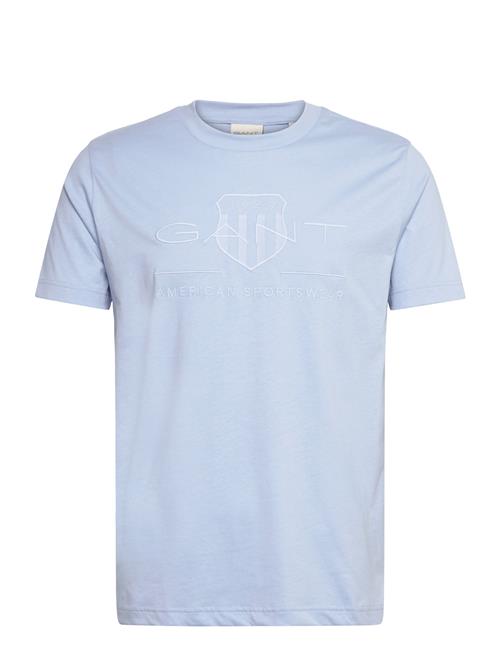 Reg Tonal Shield Ss T-Shirt GANT Blue