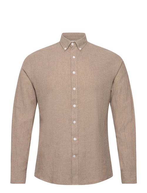 Linen/Cotton Shirt L/S Lindbergh Beige