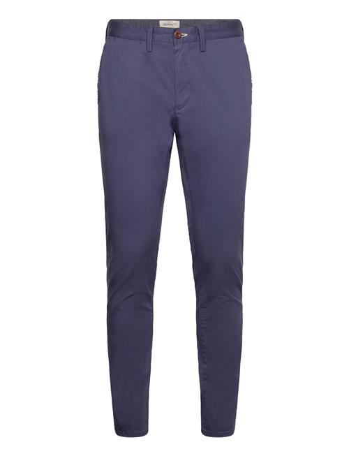 Slim Twill Chinos GANT Navy