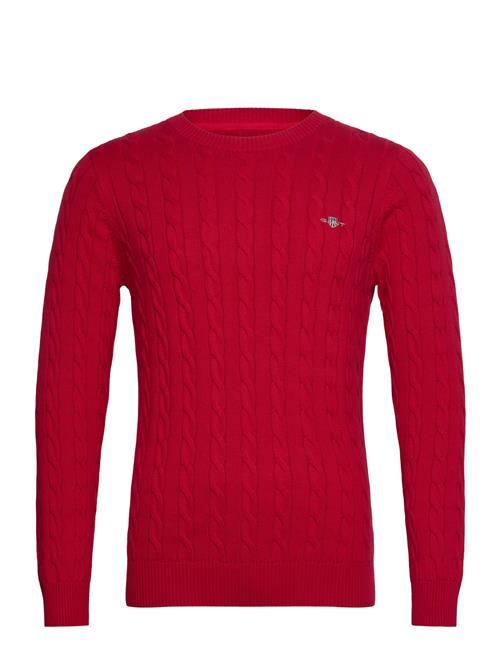 Cotton Cable C-Neck GANT Red