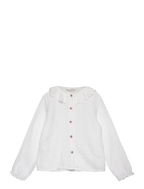 Cheesecloth Cotton Blouse Mango White