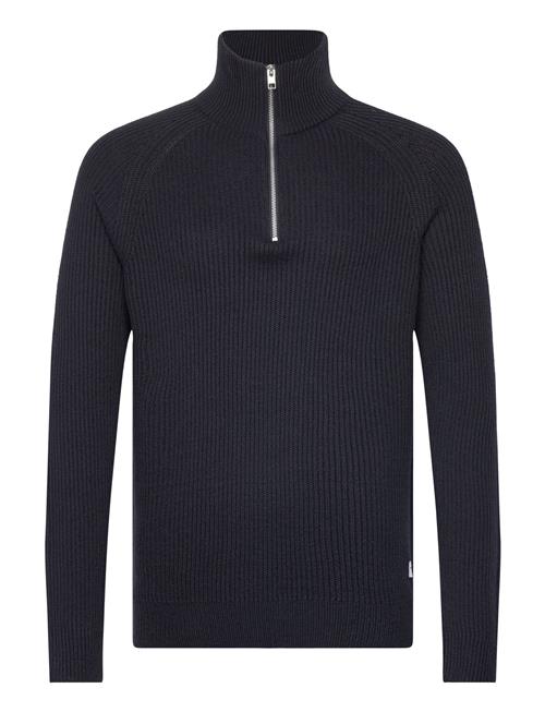 Jack & Jones Jjpannel Knit Half Zip Aw24 Jack & J S Navy