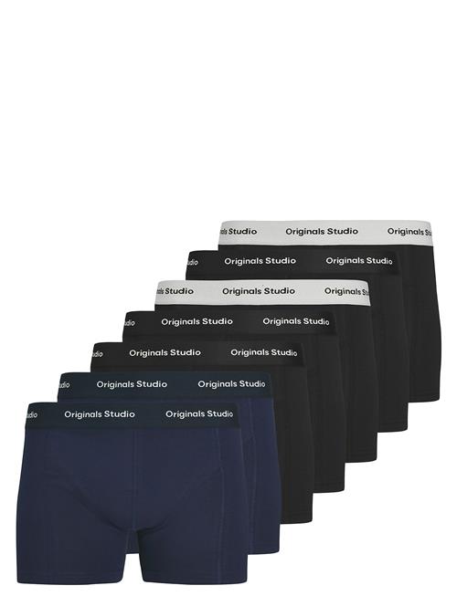 Se Jack & Jones Jacvesterbro Solid Trunks 7 Pack Jack & J S Navy ved Booztlet