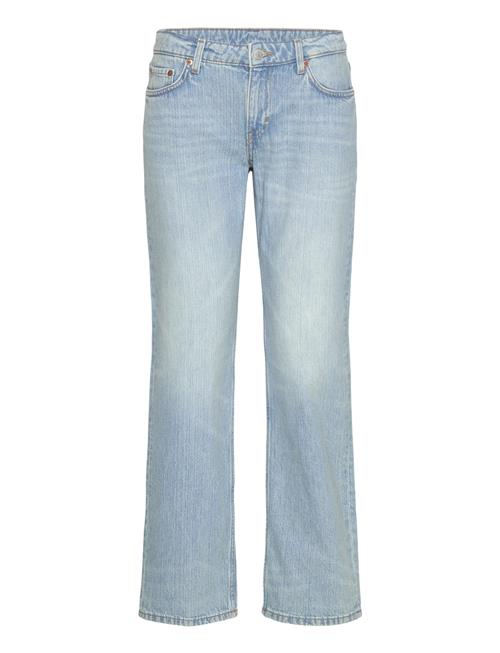 Arrow Low Rise Regular Straight Leg Jeans Weekday Blue
