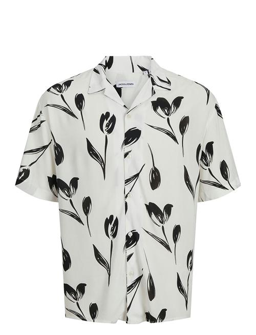 Jack & Jones Jjejeff Charge Resort Shirt Ss Sn Jack & J S White