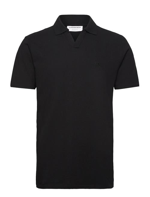 Polo Shirt W. Split Lindbergh Black