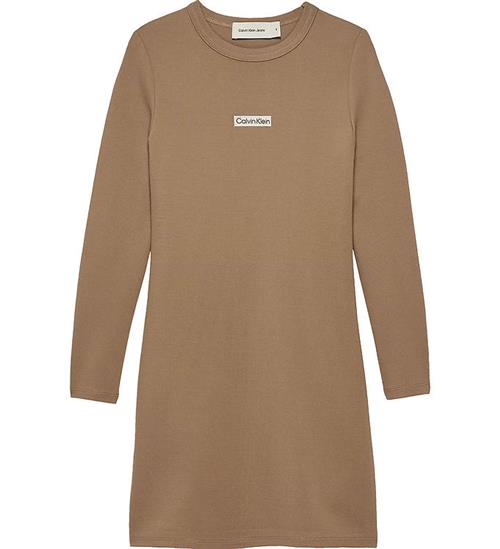 Calvin Klein Kjole - Punto - Woodsmoke Brown