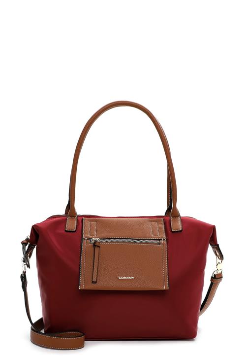Tamaris Shopper 'Fabrizia'  karamel / mørkerød