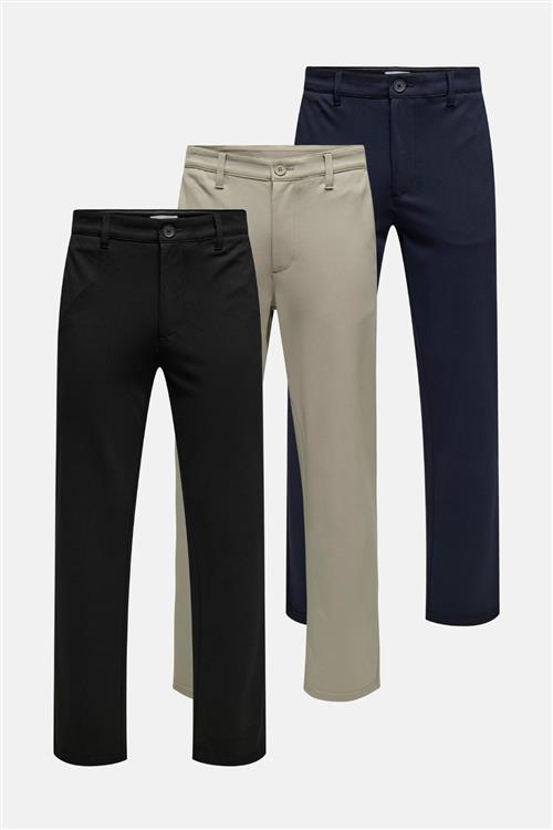 TEESHOPPEN 3 stk. Originale Performance Pants (Regular) - - Regular fit - Default Title - Bukser med stretch - TeeShoppen