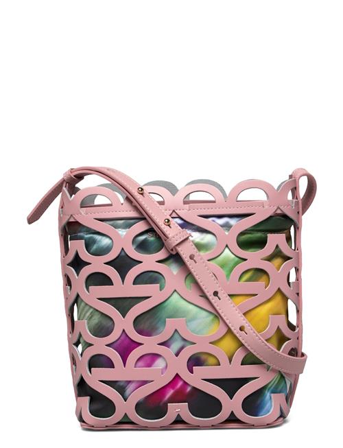 2374 Small Tote, Cut Out Logo Tote STINE GOYA Pink