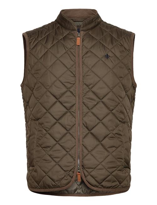 Teddy Quilted Vest Morris Khaki