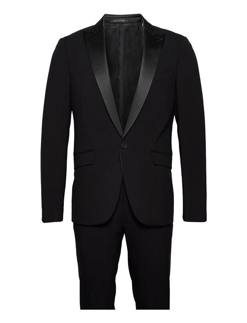 Stretch Tuxedo Suit Lindbergh Black
