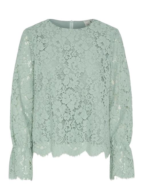 Yasperla Ls Lace Top S. Noos YAS Green
