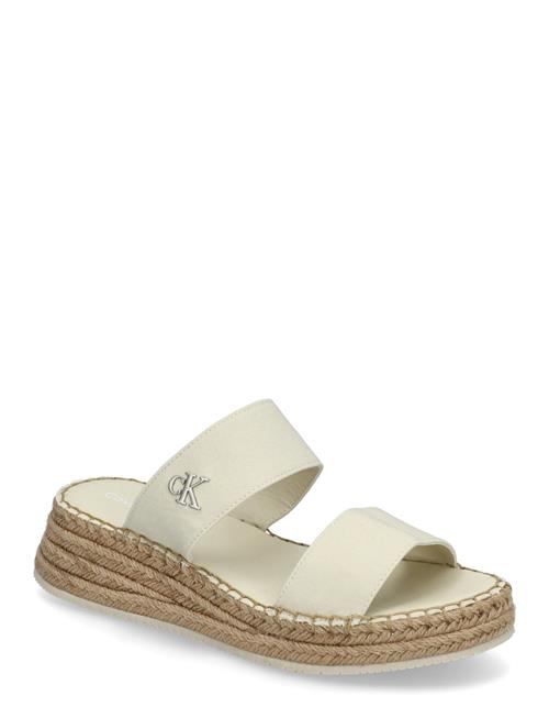 Sporty Rope Mg Lth Webbing Calvin Klein White