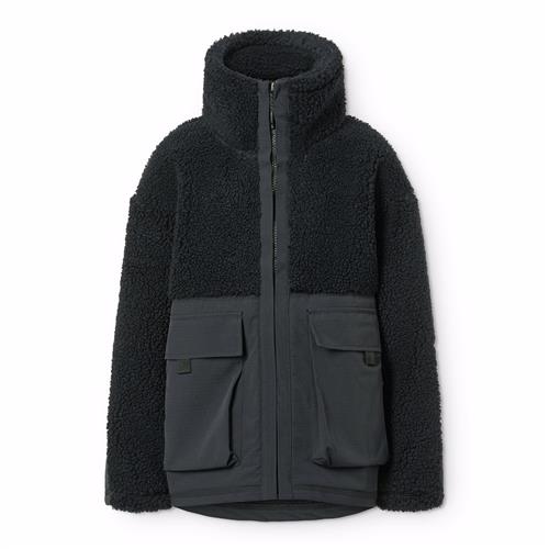 Molo Utha Fleece-jakke Black  Black 104 cm  Sort  104 cm  mand