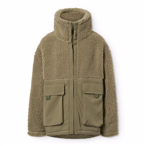 Molo Utha Fleece-jakke Bark Green  Bark Green 152 cm  Grøn  152 cm  mand