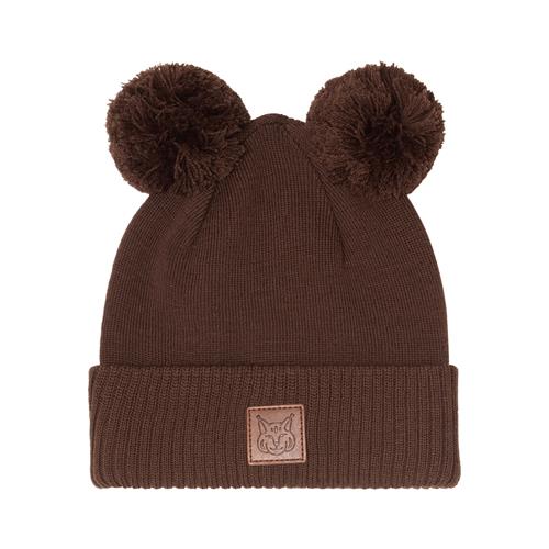 Kuling Zermatt Wool Beanie w Pom Poms Brown 48/50 cm  Brun  48/50 cm  Unisex