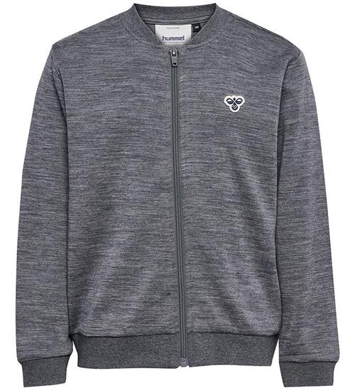 Hummel Cardigan - HmlJr - Uld - Dark Grey Melange