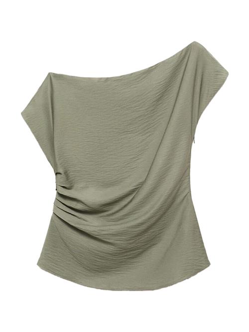 MANGO Bluse 'MANTA'  pastelgrøn
