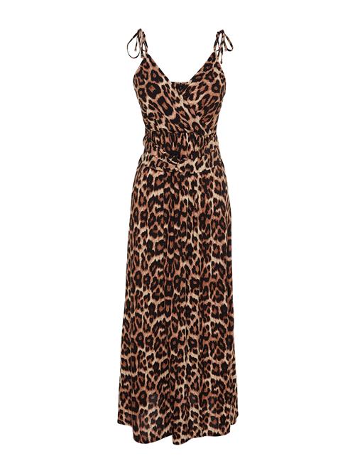 Trendyol Festkjole  beige / camel / sort