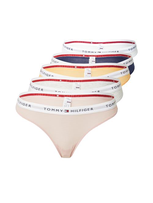 TOMMY HILFIGER String 'Essential'  navy / mørkegul / grå / lys pink / hvid