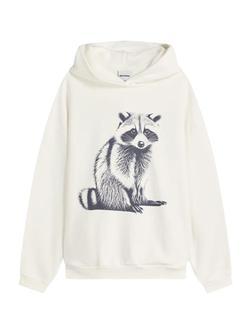 Bershka Sweatshirt  creme / grå / antracit