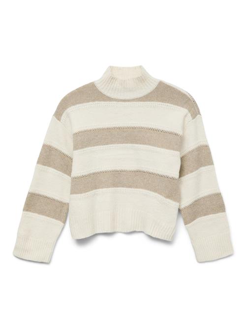 Vero Moda Girl Pullover 'VMInez'  creme / camel