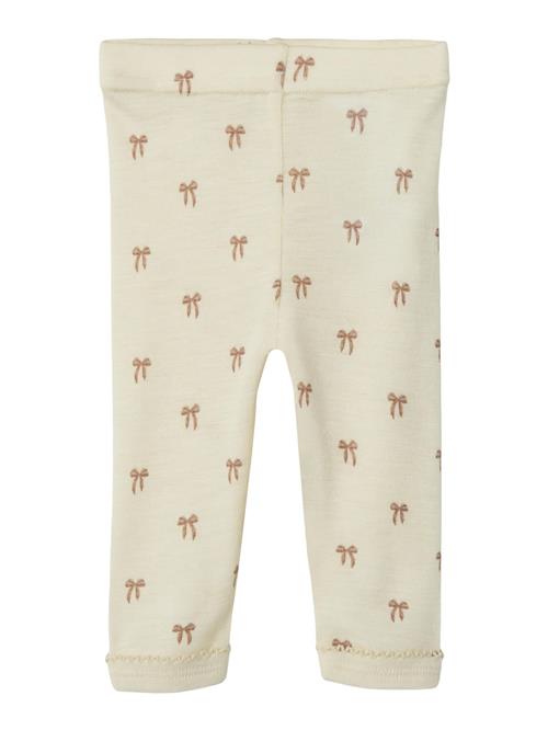 NAME IT Leggings  umbra / lysebrun / naturhvid