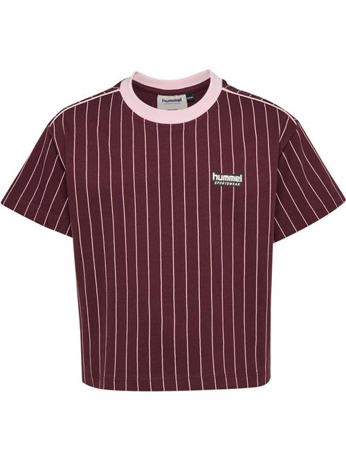 Hummel Bluser & t-shirts  lyserød / vinrød / sort / offwhite