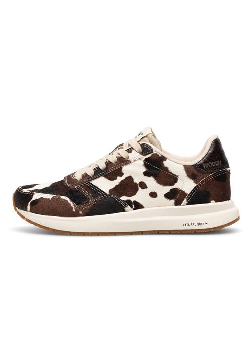 WODEN Sneaker low 'Nicoline'  mørkebrun / hvid