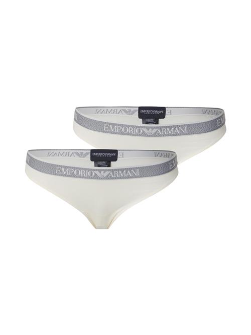 Emporio Armani String  elfenben / grå