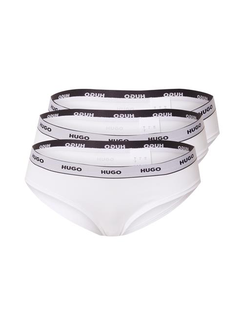 HUGO Slip  sort / hvid