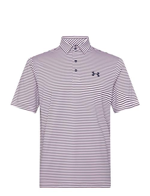 Se Ua Playoff 3.0 Stripe Polo Under Armour Pink ved Booztlet