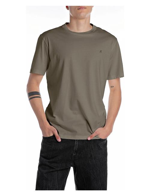 T-Shirt Regular Replay Basics Replay Green