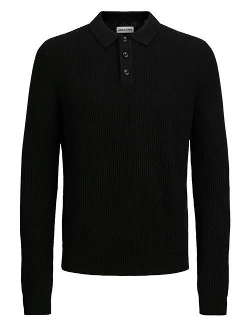 Se Jack & Jones Jjpannel Knit Polo Aw24 Jack & J S Black ved Booztlet