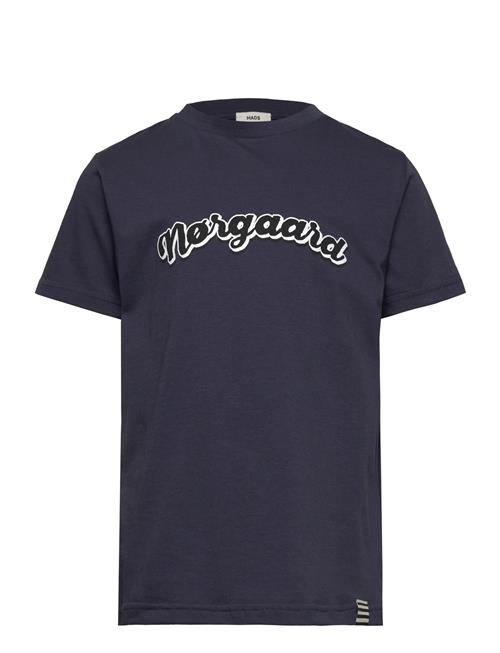 Printed Tee Thorlino Tee Mads Nørgaard Navy