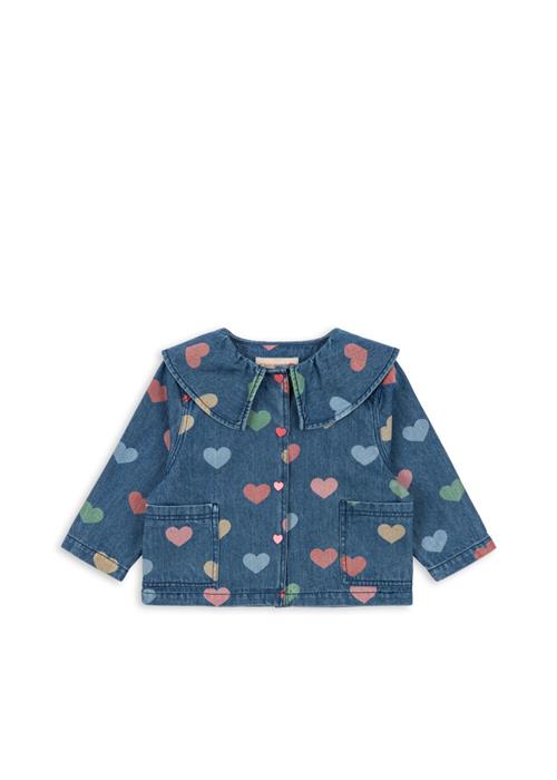 Konges Sløjd Magot Denim-skjorte Bon Coeur Coloré  Magot Denim Shirt Gots Bon Coeur Coloré 3 Y  Creme  3 år  kvinde