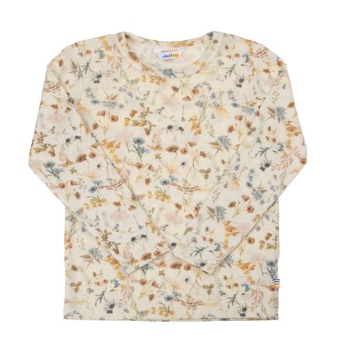 Joha Langærmet Uldtop Off White  Off white-110 cm Wool Hvid  110 cm  Unisex