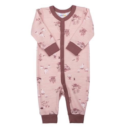 Joha Uld Onesie Light Pink  Light Pink-80 cm Wool Lyserød  80 cm  kvinde